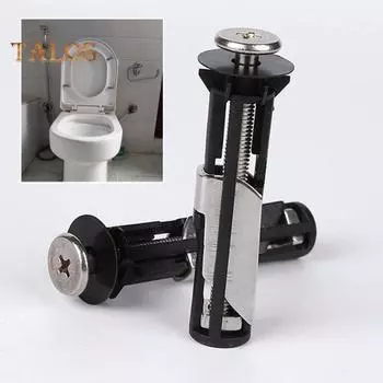 2/4/6/8/10 шт. Комплект болтов для сиденья унитаза из нержавеющей стали, универсальный комплект для замены винтов для сиденья унитаза, комплект сверхпрочных болтов для крепления сиденья унитаза 2pcs