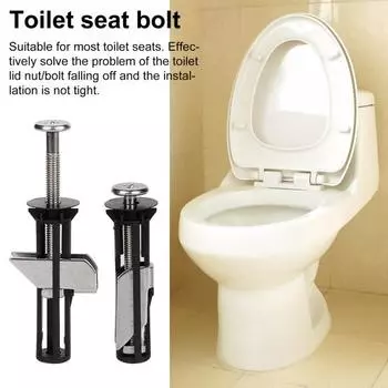 2/4/6/8/10 шт. Комплект болтов для сиденья унитаза из нержавеющей стали, универсальный комплект для замены винтов для сиденья унитаза, комплект сверхпрочных болтов для крепления сиденья унитаза 2pcs