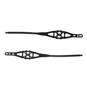 2/4/6 шт. аварийные цепи противоскольжения с двойными канавками, нескользящие автомобильные цепи противоскольжения, колесные цепи противоскольжения для ширины шин 165-275 мм