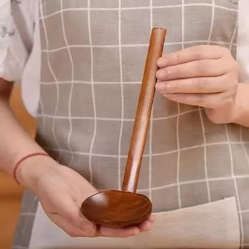 2/4/6 шт. Длинная ручка дуршлаг цельный формованный черепаховый панцирь текстура креативный лотос кухонные принадлежности деревянная суповая ложка