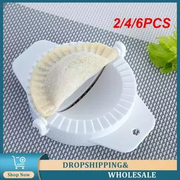 2/4/6 шт. Форма для пельменей Простая в эксплуатации Прочная кухонная утварь Самый высокий рейтинг Портативный Основной Прочный Пресс для пельменей Форма для еды