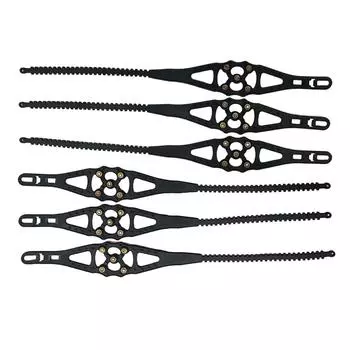 2/4/6 шт. нескользящие автомобильные зимние шины колеса цепи автомобильные цепи противоскольжения стяжки снег грязь аварийная противоскользящая цепь для шин шириной 165-275 мм