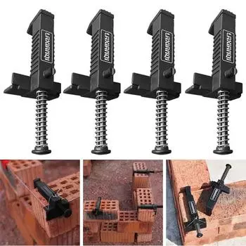 2/4/6 шт. ящик для проволоки для кладки кирпича, выравнивающая линия для кирпича, тянущий механизм для проволоки для строительства, фиксатор для каменной кладки, измерительные инструменты