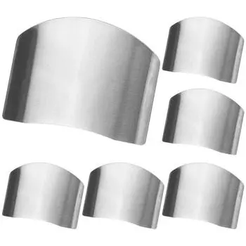 2/4/6 шт., защита для пальцев из нержавеющей стали, прочная защита для пальцев, кухонный инструмент # 2pc