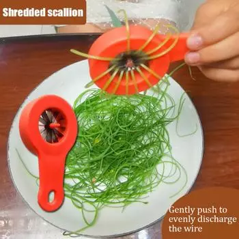 2/4/6PCS Onions Garlic Cutter With Handle Needle Tube Design Simple Household For Shredding Onions Garlic Kitchen Accessories