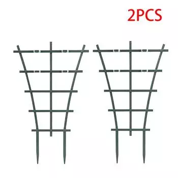 2/4/6pcs Plants Climbing Trellis Plastic Plant Support Holder Superimposed Potted Vines Climbing Rack Gardening Supplies 2pcs