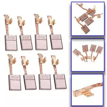 2/4/8/10 шт. угольные щетки с двигателем из углеродного качества для аккумуляторных дрелей, отверток, шуруповертов, аккумуляторная электрическая ударная дрель