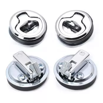2/4/8/16 шт. Лодка, люк, защелка, ручка, замок, отскок, встроенный плоский круглый дверной шкафчик, морская фурнитура, напольная пряжка