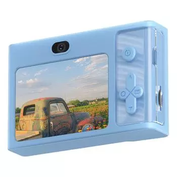 2,4-дюймовая детская цифровая камера 1080P 48MP ретро-камера для студентов 8-кратный зум-видеокамера для путешествий для фотографов начального уровня чёрный