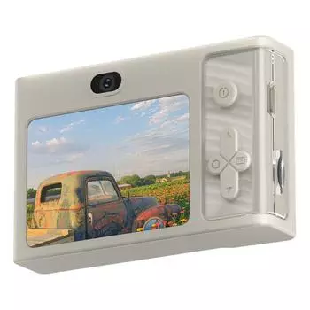 2,4-дюймовая детская цифровая камера 1080P 48MP компактная камера 8-кратный зум селфи-камера чёрный