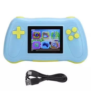 2,4-дюймовый детский цифровой фотоаппарат, фотоаппарат, рассказчик, музыкальный проигрыватель ToyBlue синий