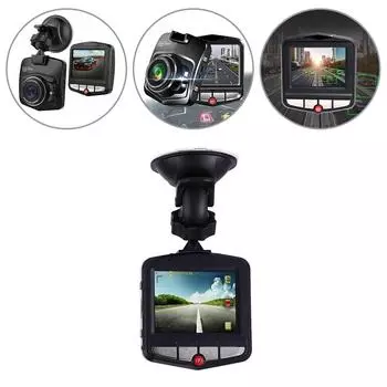 2,4-дюймовый мини-автомобильный видеорегистратор HD Dash Cam с передней или задней камерой, видеорегистратор с ночным видением