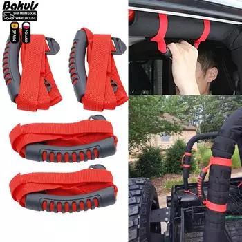 2/4 дверные поручни для Jeep Wrangler, аксессуары YJ TJ JK JL Sports Sahara Freedom Rubicon X & Unlimited 2pcs red