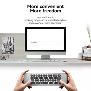 2.4 G Мини-клавиатура Беспроводная клавиатура Многофункциональный пульт дистанционного управления с инфракрасным обучением для Android / Windows / Mac OS / Linux