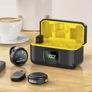 2,4 ГГц J6 двойной микрофон Sem Fio Para Celular Micro Sans Fil Lapel мини-петличный микрофон беспроводной микрофон для мобильного сотового телефона