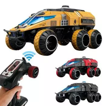 2,4 ГГц пульт дистанционного управления космический автомобиль со светодиодной подсветкой детский уличный водяной шутер для бездорожья One Battery темно-серого