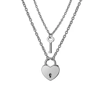 2/4 комплекта стильных замков в форме сердца с ключом Love Designs брелок-подвеска элегантная шкатулка для украшений для влюбленных 2