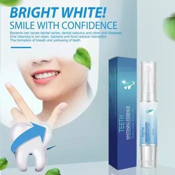 2/4 шт., 4 мл, ручка для отбеливания зубов, мгновенный блеск, безболезненная эмаль, безопасная для зубов, удаление пятен, налет, уход за полостью рта, чистка зубов, осветляющий гель 2pcs