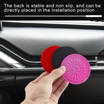 2/4 шт. Автомобильная подставка под стакан с отличной текстурой трения, теплоизоляция, силиконовая круглая форма, противоскользящая подставка для бутылок, коврик для автомобильного стакана, салон автомобиля 2pcs чёрный