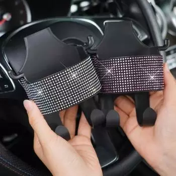 2/4 шт., держатель для чашки с водой на спинку автомобильного сиденья с многофункциональным крючком, универсальный простой монтаж, автомобильный крючок, держатель для напитков на заднем сиденье 2pcs красный