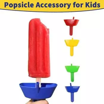 2/4 шт. держатель для мороженого в полоску, без капель, держатели для льда, герметичный держатель для лакомств без беспорядка для детей и взрослых красный
