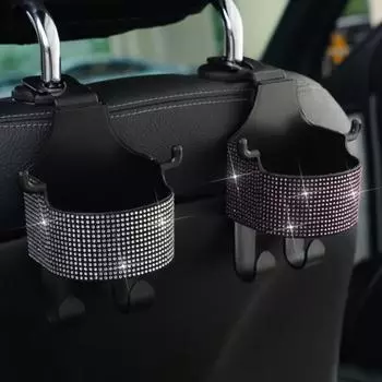 2/4 шт. держатель для стакана с водой на спинку сиденья автомобиля с многофункциональным крючком, универсальный, простая установка в автомобиль 2pcs красный