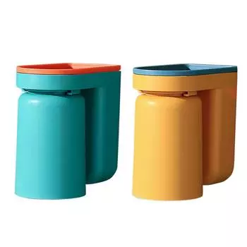 2/4 шт. держатель для зубных щеток самоклеящаяся полка для хранения зубной пасты Товары для ванной комнаты 2Pcs