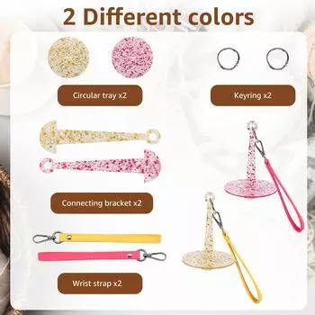 2/4 шт. держатель пряжи на запястье с ремешком на запястье портативный держатель для пряжи съемный держатель для пряжи на запястье акриловые держатели пряжи на запястье