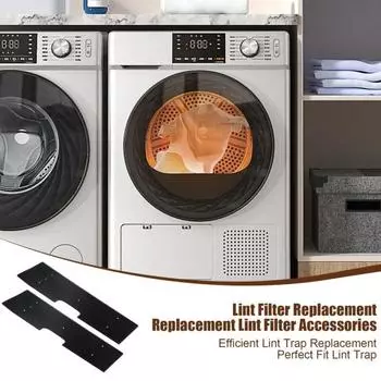 2/4 шт. Фильтры для стиральных машин и сушилок, сменные детали, многоразовые, простая установка, универсальные фильтры для ворса, аксессуары 2pcs
