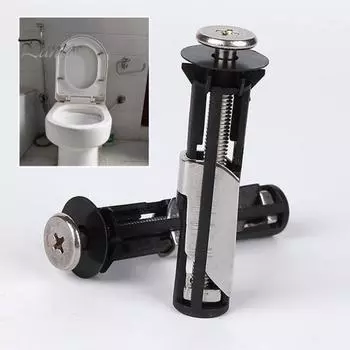 2/4 шт. Крепежные винты для сиденья унитаза, простая установка, универсальный комплект болтов для сиденья унитаза, комплект сверхпрочных винтов для сиденья унитаза 2pcs