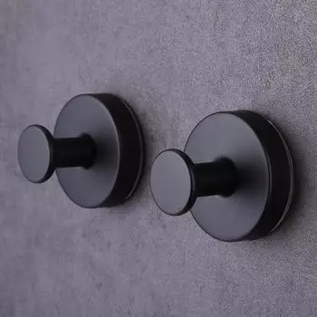 2/4 шт. крючок на присоске без сверления крючки для подвешивания халата в ванной водонепроницаемый держатель для полотенец нержавеющая сталь пальто шляпа настенные вешалки