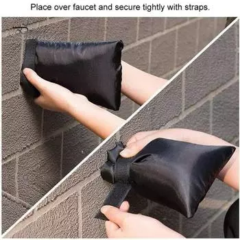 2/4 шт. крышка крана многоразовая, простая в установке, зимняя защита от замерзания, крышка патрубка для домашнего сада на открытом воздухе 2pcs