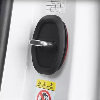 2/4 шт. Крышка защелки замка двери автомобиля, водонепроницаемая, аксессуары для стайлинга автомобиля, универсальная силиконовая пряжка замка двери, защитный чехол от столкновений A4