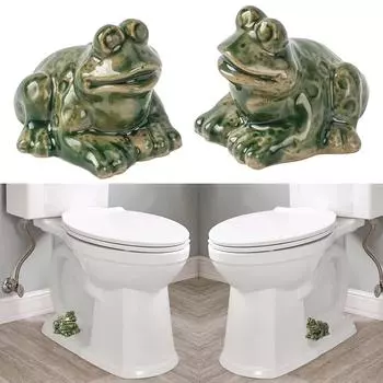 2/4 шт. крышки болтов унитаза в виде лягушки, симпатичные крышки болтов унитаза в виде лягушки, смоляные крышки болтов унитаза, реалистичные запасные части для унитаза 2Pcs