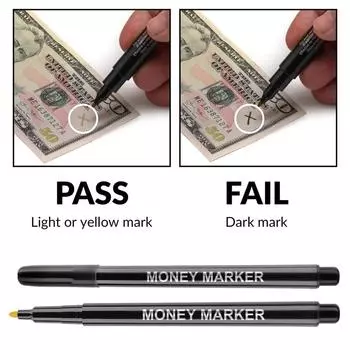 2/4 шт. Надежная ручка для обнаружения фальшивых купюр, эффективный тестер поддельных купюр, необходимый инструмент для предотвращения мошенничества, точный 4