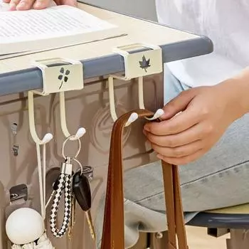 2/4 шт. настольный зажим для хранения крючок для наушников грузоподъемность 15 кг простая установка крючок для рюкзака органайзер для хранения A