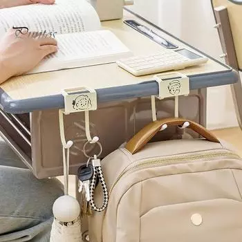 2/4 шт. настольный зажим для хранения крючок для наушников грузоподъемность 15 кг простая установка крючок для рюкзака органайзер для хранения A