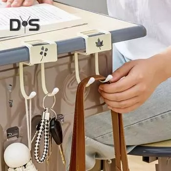 2/4 шт. настольный зажим для хранения крючок для наушников грузоподъемность 15 кг простая установка крючок для рюкзака органайзер для хранения A