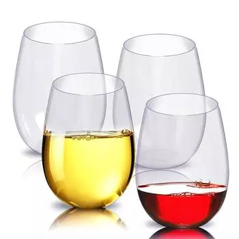2/4 шт небьющиеся пластиковые бокалы для вина небьющиеся стаканы для красного вина стаканы чашки 2pcs/480ml