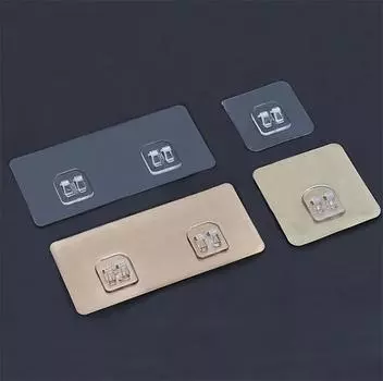 2/4 шт. Пластиковые крючки для дома, водонепроницаемый липкий крючок для кухни, ванной, полки, наклейки, приклеивающиеся к стене, прочный клейкий крючок, вешалка