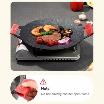 2/4 шт. Силиконовая ручка для кастрюли, защищающая от ожогов, для жарки чугунных сковородок, воков, сковородок, сковородок