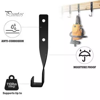 2/4 шт. сверхмощная стойка для хранения, настенный держатель для бензопилы, нержавеющая, устойчивая к коррозии, вешалка для триммера, стеллаж для хранения 4pcs