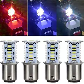 2/4 шт. Универсальный автомобильный светодиодный предупреждающий стоп-сигнал, мощный прожектор, 360-градусный сигнальный фонарь, задний фонарь