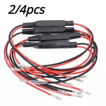 2/4 шт., универсальный индикатор мотоцикла, резисторы указателя поворота 12 В, 10 Вт, 10 Ом, светодиодный светильник, резистор нагрузки, мигалка, мигалка