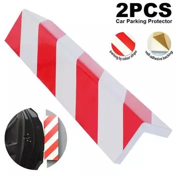 2/4 шт. Защитная пена для гаражных стен, защитный уголок для бампера, защитная пена для углов стен, наклейка для автомобиля, защита от царапин, защита парковочных дверей автомобиля