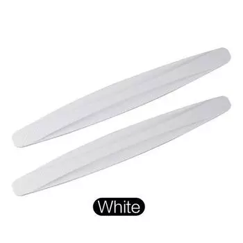 2/4 шт., защитная полоса для автомобильного бампера, нашивка для предотвращения столкновений, защита углов, защитные полосы, защита от царапин, автоаксессуары 2pcs красный