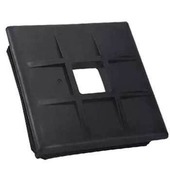 2/4 шт. Защитный колпачок для прицепа, заглушка бампера автофургона, легко устанавливается и снимается, черные квадратные заглушки бампера для прицепа для кемпера, автофургона, путешествия 2