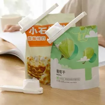 2/4 шт. зажим для герметичного пищевого пакета с носиком для заливки, зажимы для герметичного пищевого пакета, зажим для герметичной крышки, кухонный органайзер для хранения 2pcs