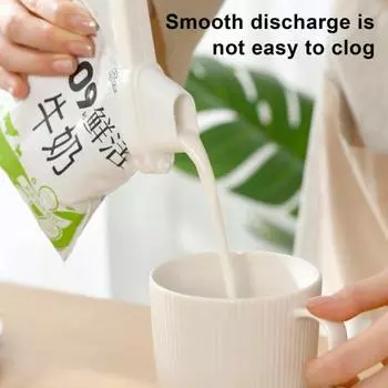 2/4 шт. зажим для герметизации пищевых пакетов с носиком для заливки, зажимы для пищевых пакетов с герметичным отверстием для заливки 2pcs