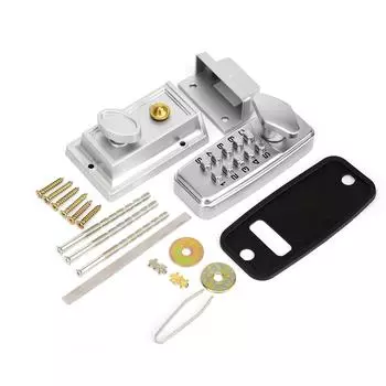 2 ? 4-значный механический кодовый замок MiNi для шкафа, для внутренней и наружной двери, пароль, защитный кодовый замок